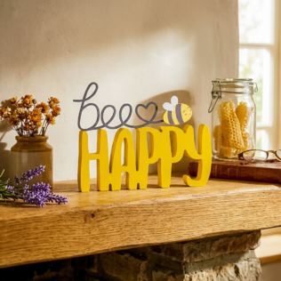 Bee Happy Mantel Plaque Product Image