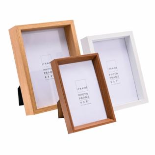Set of 3 x Contemporary Photo Frames - 3 Colours Product Image