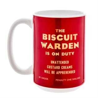 Civil Defence "Biscuit Warden On Duty" Mug Product Image