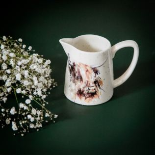 Meg Hawkins Highland Cow Ceramic Jug Product Image