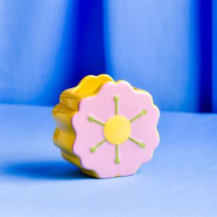 Raspberry Blossom Flower Vase Product Image