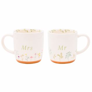 Love Story Mr & Mrs Ceramic Mugs Product Image