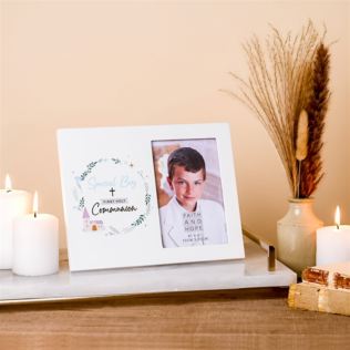 Boy's First Communion Wreath Frame Product Image