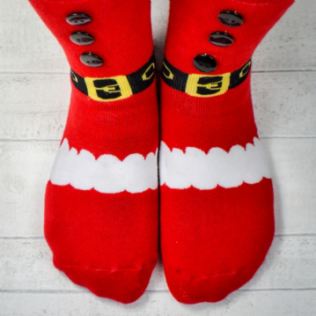 Santa Boot Slipper Socks Product Image