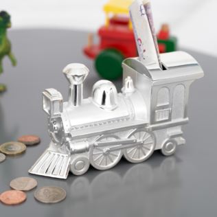 Personalised Page Boy Train Money Box Product Image