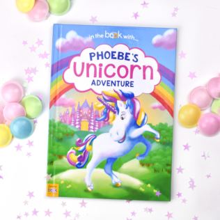 Personalised Unicorn Adventure Childrens Story Book Product Image