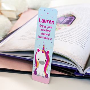 Personalised Unicorn Sparkle Bookmark Product Image