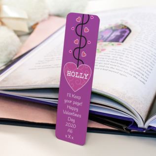Personalised Valentines Day Bookmark Product Image