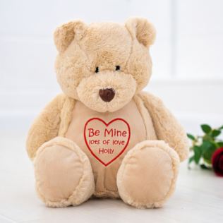Embroidered Valentines Day Bear Product Image