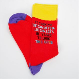 Years to Look This Good Funny Men's Socks Product Image