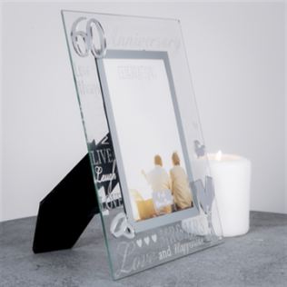Mirror Words 60th Anniversary 4 x 6 Photo Frame Product Image