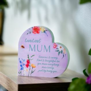 The Cottage Garden Mum 3D Heart Product Image