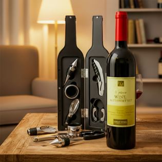 Bar Set Wine Bottle Shape Corkscrew Set Product Image