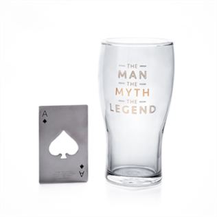 The Man The Myth The Legend Beer Glass Product Image