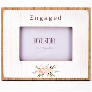 Engaged Love Story 6 x 4 Photo Frame Product Image