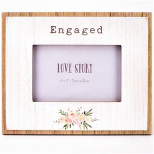 Engaged Love Story 6 x 4 Photo Frame Product Image