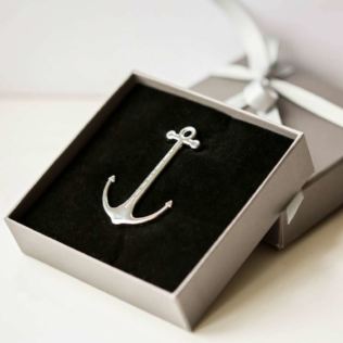 Personalised Silver Book Anchor Product Image