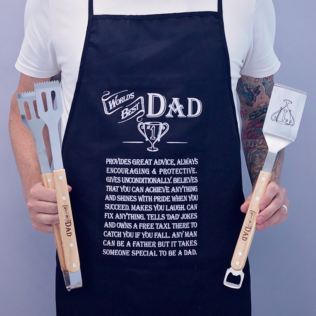 World's Best Dad Apron And BBQ Gift Set Product Image