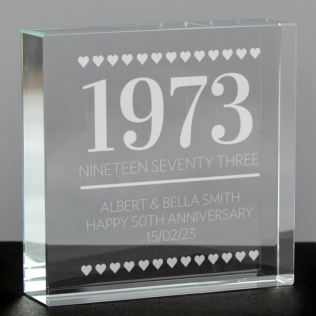 Your Year Personalised Anniversary Keepsake Product Image