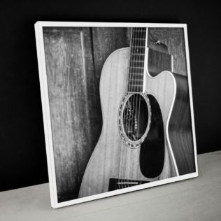 White Record Frame Product Image
