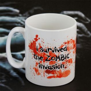 Personalised I survived a Zombie Invasion Mug Product Image