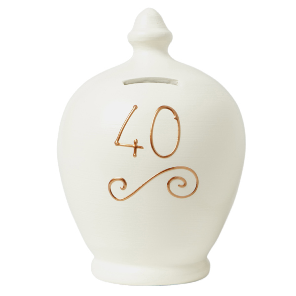 40th Birthday Personalised Terramundi Money Pot