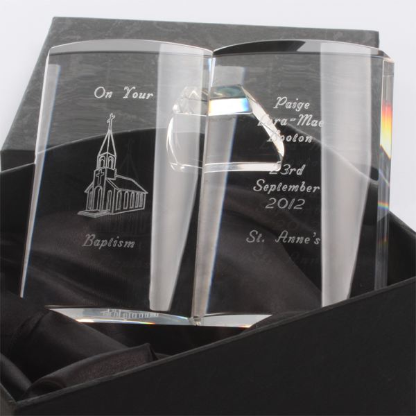 Personalised Crystal Baptism Bible The Gift Experience