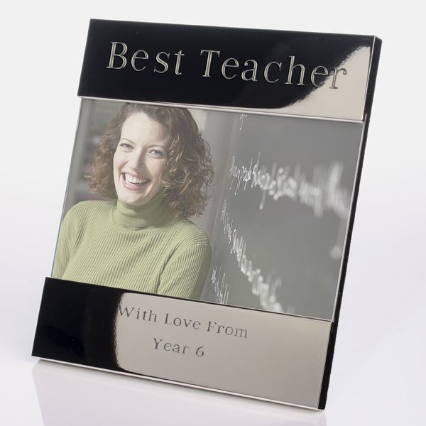 Engraved Best Teacher Photo Frame Engraved Best Teacher Photo Frame
