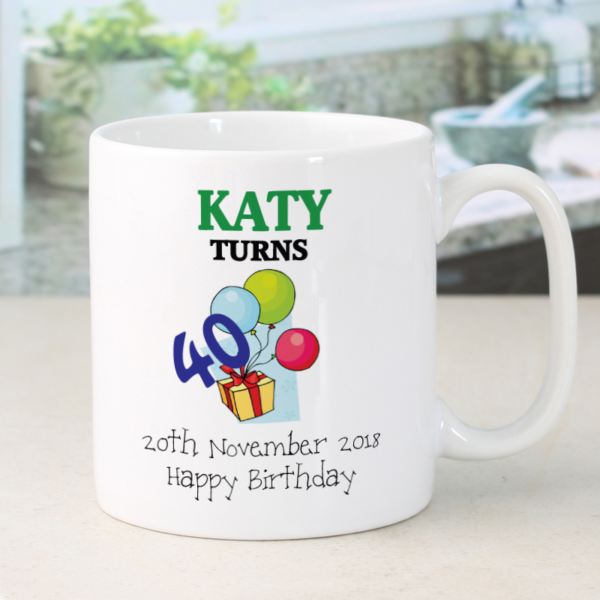Personalised Happy Birthday Mug The Gift Experience
