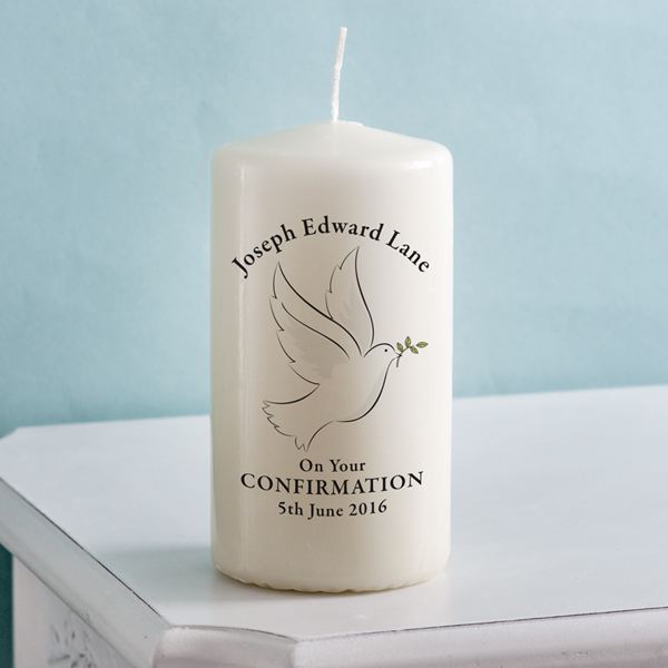 Personalised Confirmation Candle The Gift Experience
