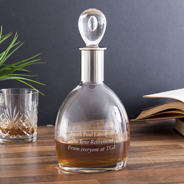 Personalised Dartington Crystal Soren Short Decanter The Gift Experience