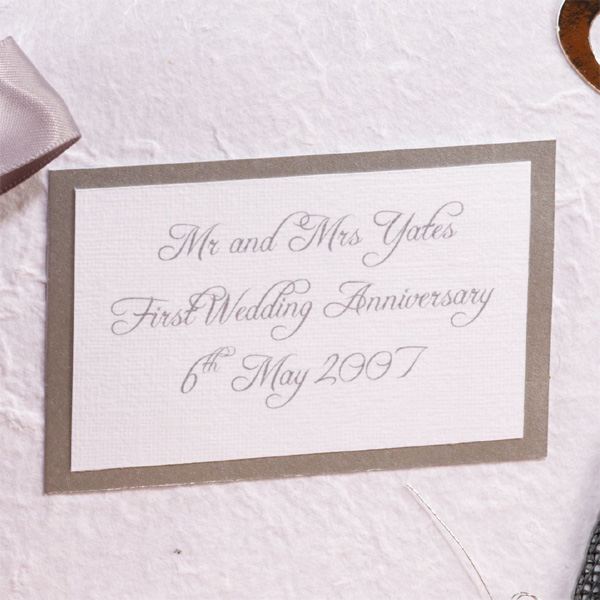 ... First Wedding Anniversary Photo Album The Gift Experience