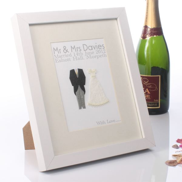 Personalised Handmade Wedding Day Print The Gift Experience