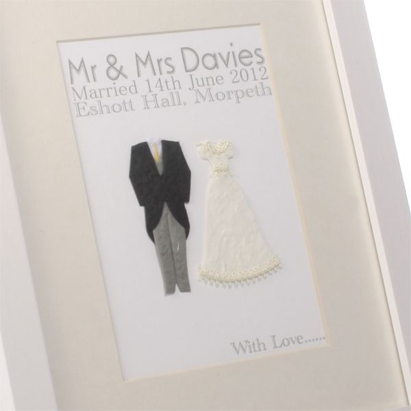 Personalised Handmade Wedding Day Print The Gift Experience