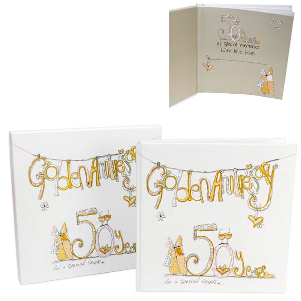 Golden Wedding Anniversary Scrapbook The Gift Experience