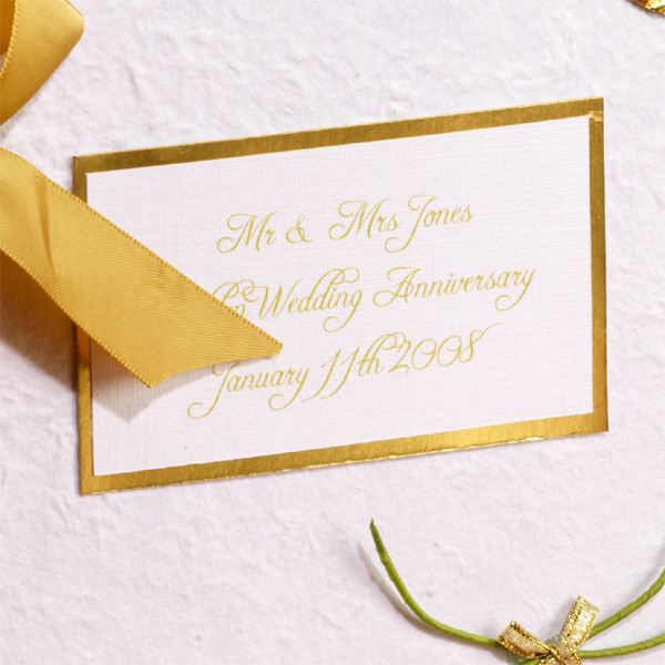 ... Golden Wedding Anniversary Photo Album The Gift Experience