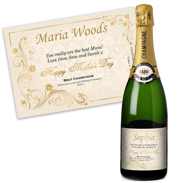 mother s day personalised champagne the gift experience