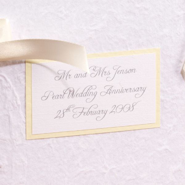 ... Pearl Wedding Anniversary Photo Album The Gift Experience