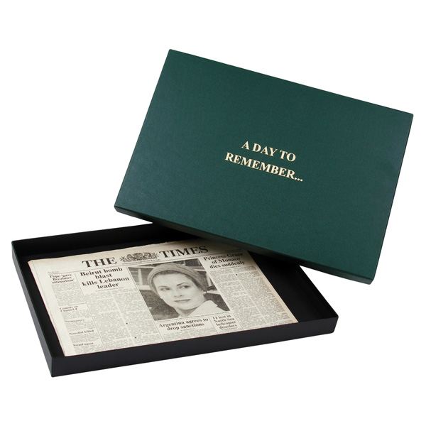 Premium Gift Boxed Original Newspaper The Gift Experience