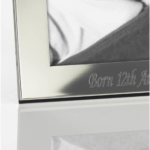 Engraved Silver Photo Frame The Gift Experience
