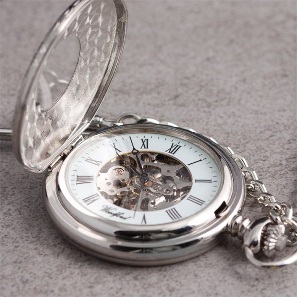 Skeleton Personalised Pocket Watch