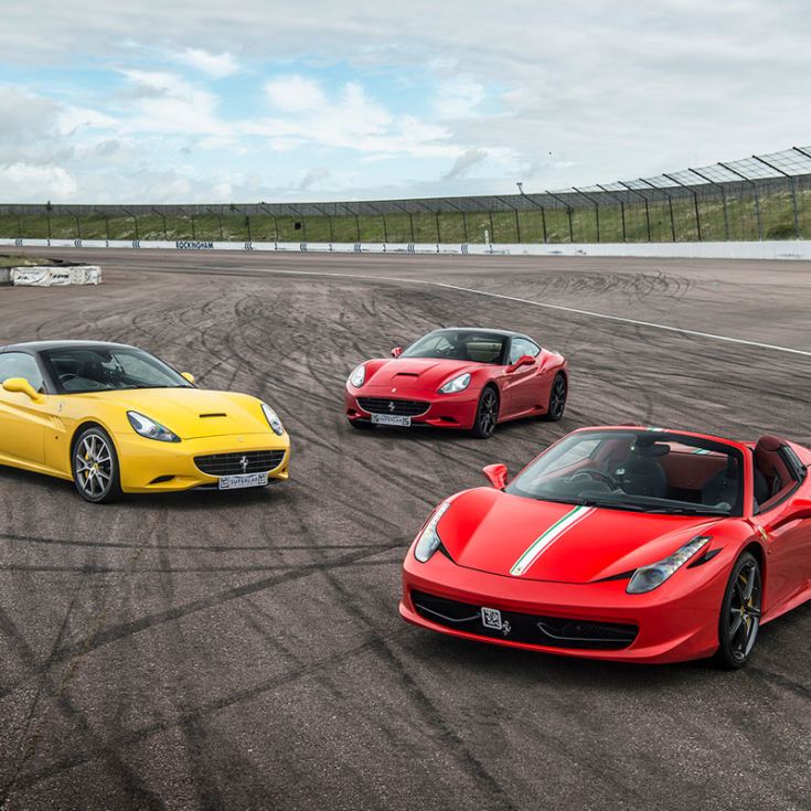 Triple Supercar Driving Blast with High Speed Passenger Ride The Gift