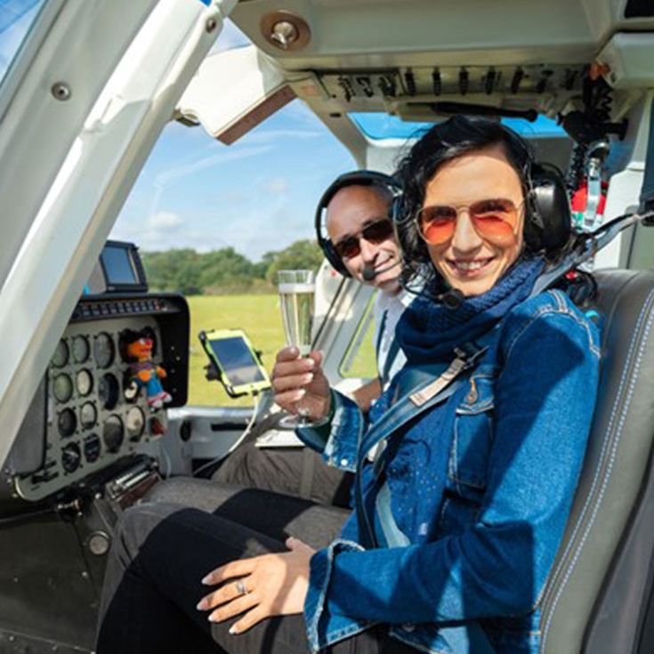 25 Mile Helicopter Tour with Bubbly for Two product image