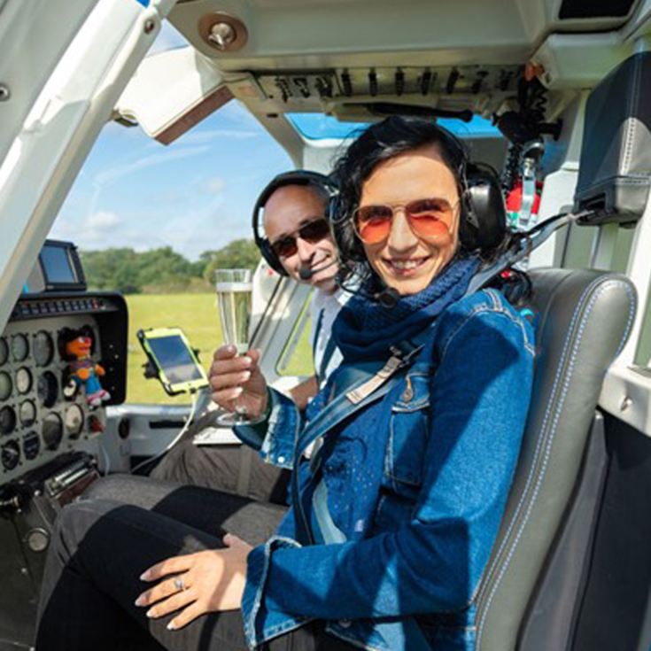 6 Mile Blue Skies Helicopter Tour with Bubbly for Two  product image