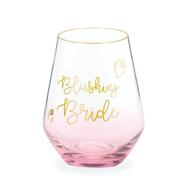 Blushing Bride Blush Stemless Wine Glass product image