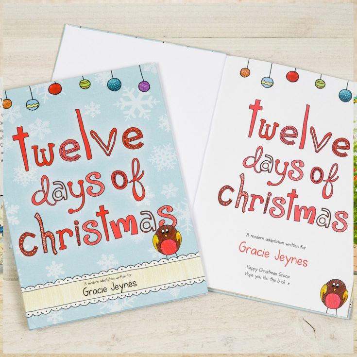 12 Days of Christmas Personalised Book product image