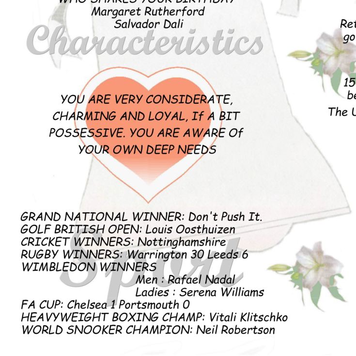 13th Anniversary (Lace) Wedding Day Chart Framed Print product image