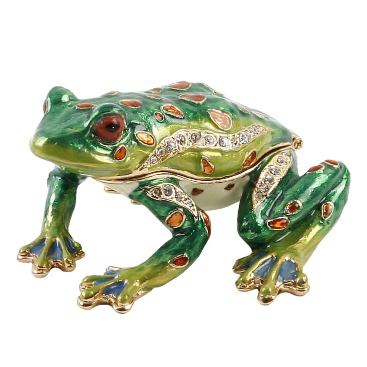 Treasured Trinkets - Frog about to Jump product image