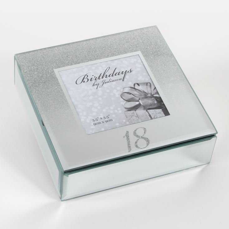 Milestones Glitter Mirror Trinket Box - 18th product image