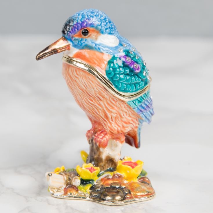 Treasured Trinkets - Kingfisher/Yellow Flowers product image